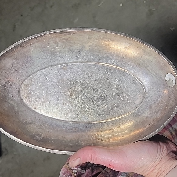 1942 USN international silver serving tray - Picture 4 of 8